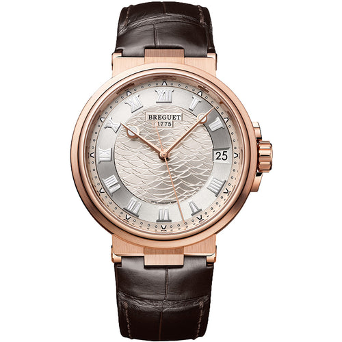 Breguet Marine 40mm 5517BR/12/9ZU Silver Roman Dial