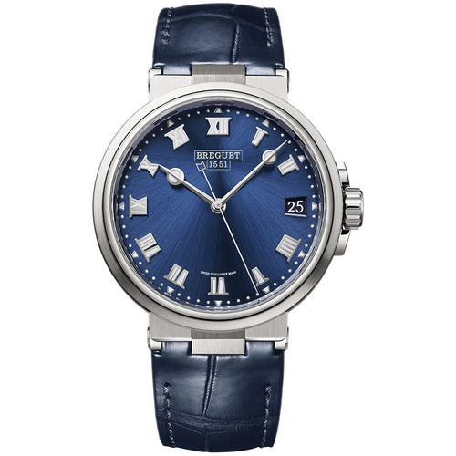 Breguet Marine 40mm 5517TI/Y1/9ZU Blue Roman Dial