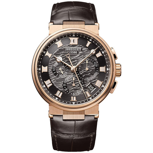 Breguet Marine 42.3mm 5527BR/G3/9WV Grey Roman Dial