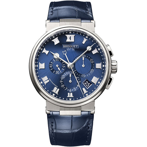 Breguet Marine 42.3mm 5527TI/Y1/9WV Blue Roman Dial