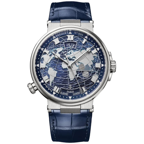 Breguet Marine 43.9mm 5557BB/YS/9WV Blue Roman Dial