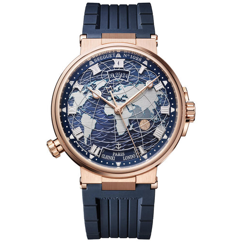 Breguet Marine 43.9mm 5557BR/YS/5WV Blue Roman Dial