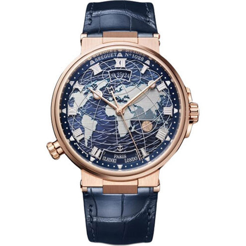 Breguet Marine 43.9mm 5557BR/YS/9WV Blue Roman Dial