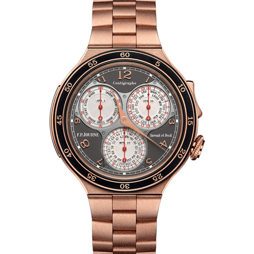 F.P.Journe Linesport Centigraphe 44mm Black Dial Rose Gold