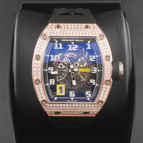 Richard Mille RM30 50mm Openworked Dial Rose Factory Diamonds