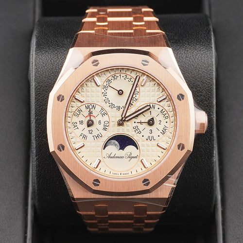 Audemars Piguet Royal Oak Selfwinding Perpetual Calendar Ivory Dial 26684OR