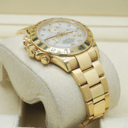 Rolex Daytona Chronograph Factory Mother Of Pearl Arabic Dial 116528 Pre-Owned