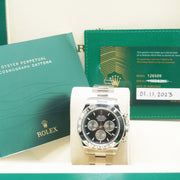 Rolex Cosmograph Daytona 2023 black dial silver panda 126509 new