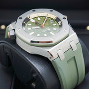 Audemars Piguet Royal Oak Offshore Diver 42mm 15720ST Green Dial