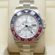 Rolex GMT-Master II "Pepsi" 40mm 126719BLRO White Gold Meteorite Dial