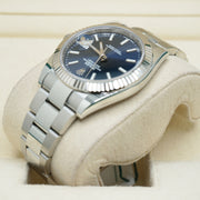 Rolex Datejust 41mm Bright Blue Dial Fluted Bezel 126334