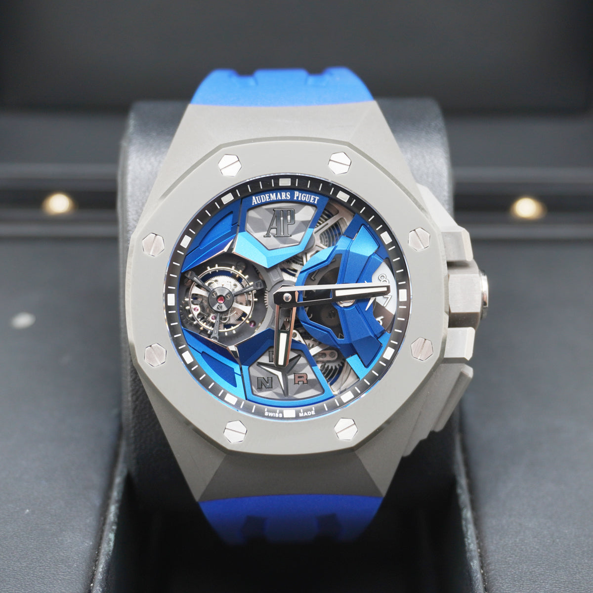 Audemars Piguet Royal Oak Concept Flying Tourbillon GMT 44mm 26589IO.OO. D030CA.01 Openworked Dial Pre-owned