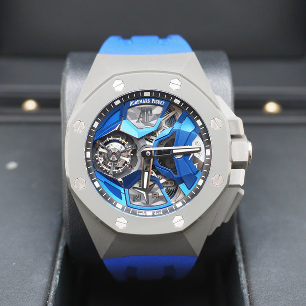 Audemars Piguet Royal Oak Concept Flying Tourbillon GMT 44mm 26589IO.OO.D030CA.01 Openworked Dial Pre-owned