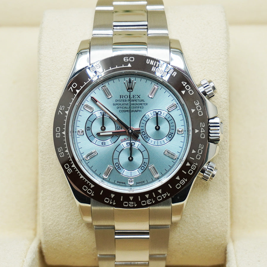 Rolex Daytona 50th Anniversary Edition 116506LB Ice Blue Dial Pre