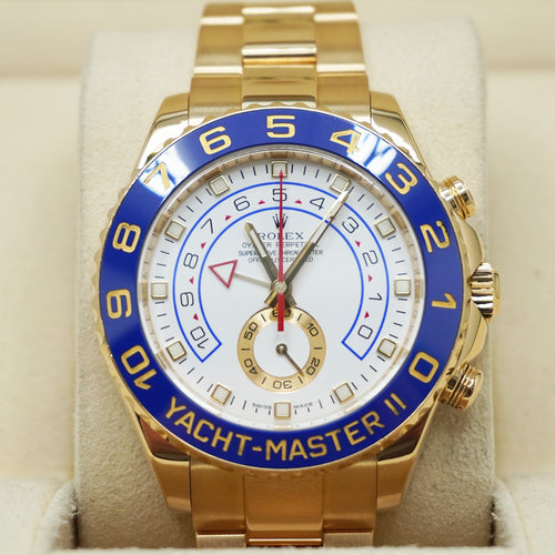 Rolex Yacht-Master II Yellow Gold Mercedes Hands 116688 Pre-Owned