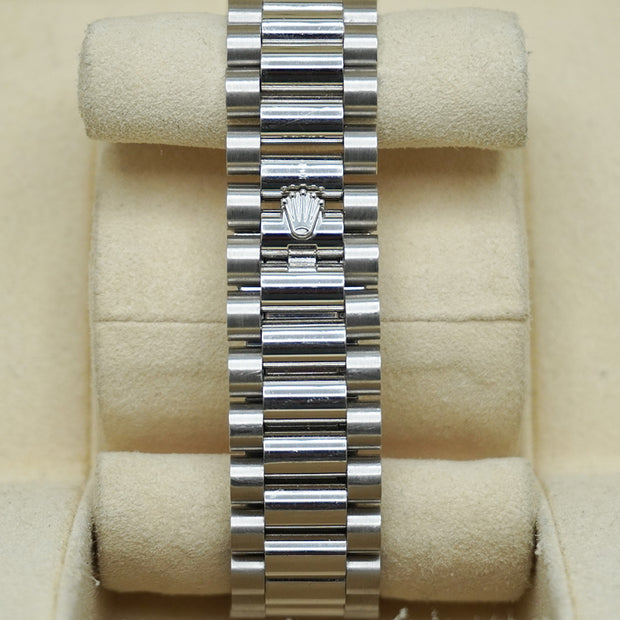 Rolex Day Date 36mm Pave Rainbow Diamond Dial 128236