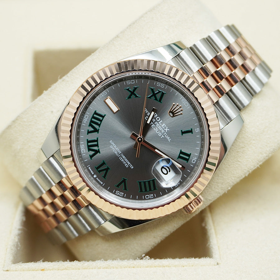 Rolex Datejust II Slate Roman Numeral 41mm Watch | 126331 | FCT