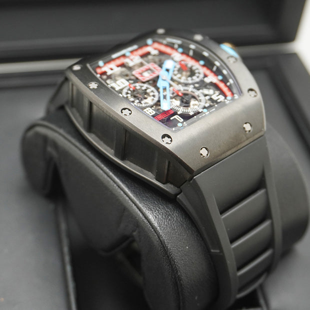 Richard Mille Chronograph RM11-FM Felipe Massa Ceramic 50mm Openworked Dial