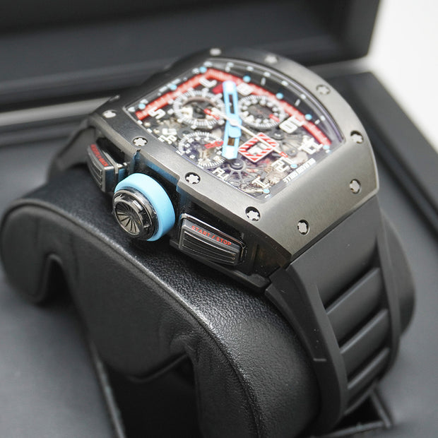 Richard Mille Chronograph RM11-FM Felipe Massa Ceramic 50mm Openworked Dial