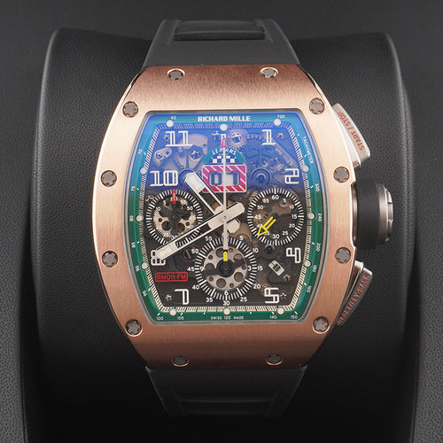 Richard Mille RM11-FM Felipe Massa Chronograph Rose Gold 50mm Openworked Dial
