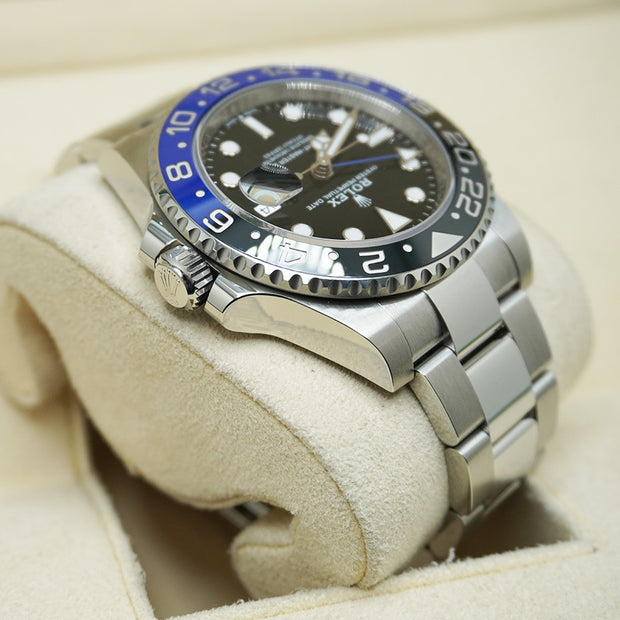 Rolex GMT Master II 40mm Batman Oyster Steel Watch 126710BLNR