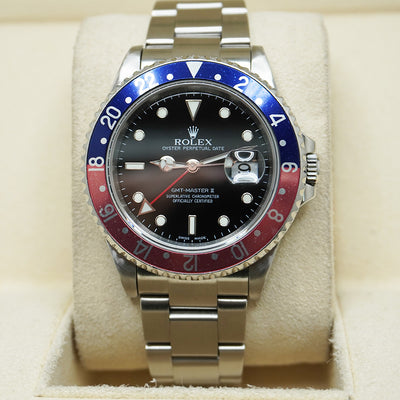 Rolex GMT-Master II 40mm Black Dial 16710 Pre-Owned