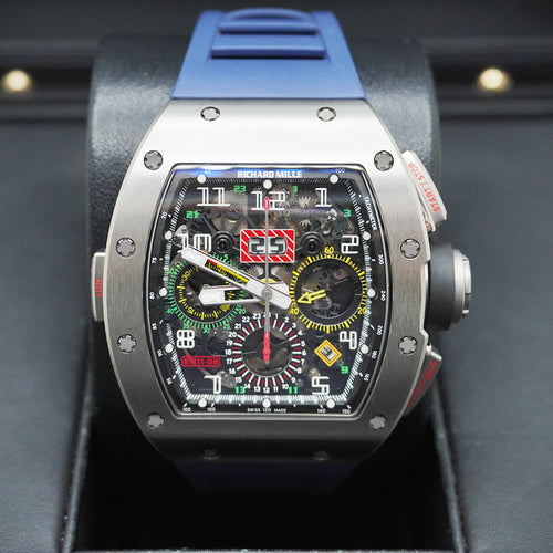 Richard Mille RM11-02 Chronograph GMT Titanium 50mm Openworked Dial Pre-Owned