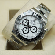 Rolex Cosmograph Daytona Oystersteel White Dial 126500