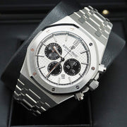 Audemars Piguet Royal Oak Chronograph 41mm 26331ST White Dial Pre-Owned