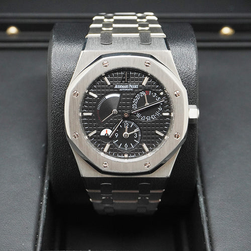 Audemars Piguet Royal Oak GMT Dual Time 39mm 26120ST Black Dial Pre-Owned
