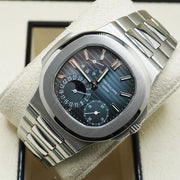 Patek Philippe Nautilus Moon Phases 40mm 5712/1A Blue Dial Pre-Owned