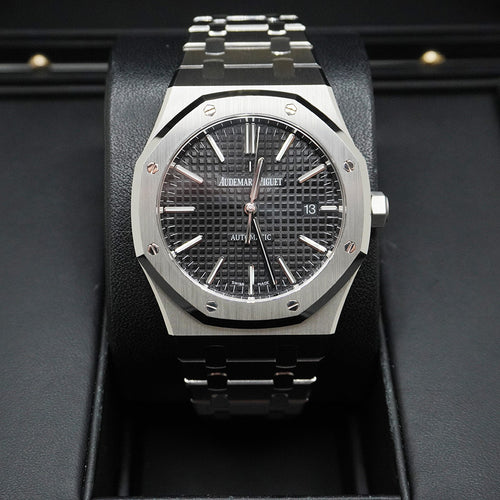 Audemars Piguet Royal Oak 41mm 15400ST.OO.1220ST.01 Black Dial Pre-Owned