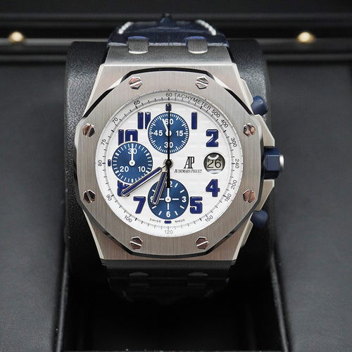 Audemars Piguet Royal Oak Offshore Chronograph 42mm 26020ST White Dial Pre-Owned