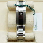 Rolex Datejust 41mm Black Diamond Dial Fluted Bezel 126334