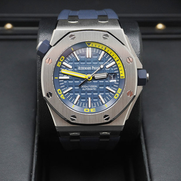 Audemars Piguet Royal Oak Offshore Diver 42mm 15710ST Blue Dial Pre-Owned