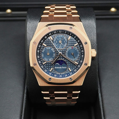 Audemars Piguet Royal Oak Perpetual Calendar 41mm 26574OR.OO.1220OR.02 Blue Dial Pre-Owned