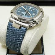 Patek Philippe Nautilus Chronograph 40mm 5980/60G-001 Blue Dial