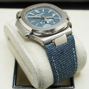 Patek Philippe Nautilus Chronograph 40mm 5980/60G-001 Blue Dial