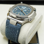 Patek Philippe Nautilus Chronograph 40mm 5980/60G-001 Blue Dial
