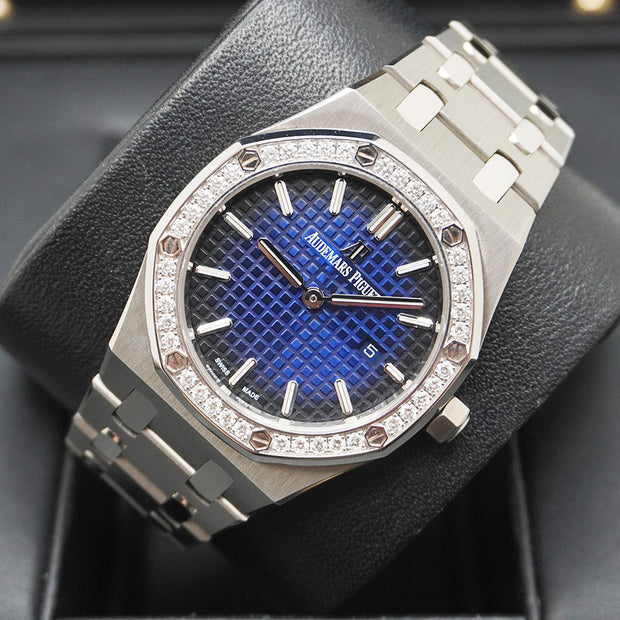 Audemars Piguet Limited Edition Royal Oak Quartz 33mm 67651IP Blue Dial Pre-Owned