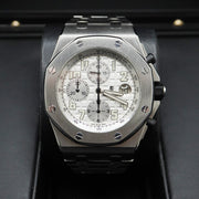 Audemars Piguet Royal Oak Offshore Chronograph White Dial 25721ST.OO.1000ST.07.A Pre-Owned