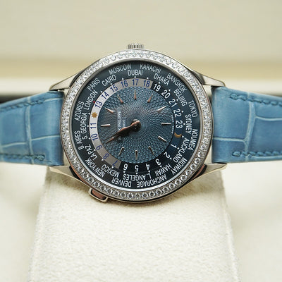 Patek Philippe World Time Complication 36mm 7130G Blue Dial