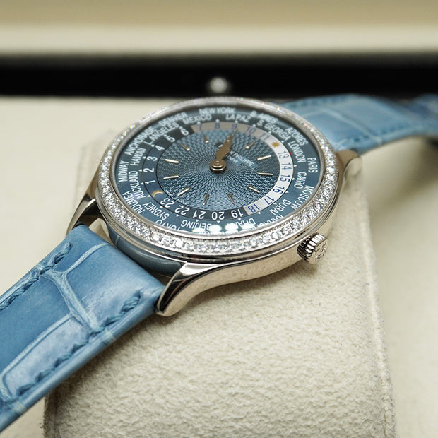 Patek Philippe World Time Complication 36mm 7130G Blue Dial