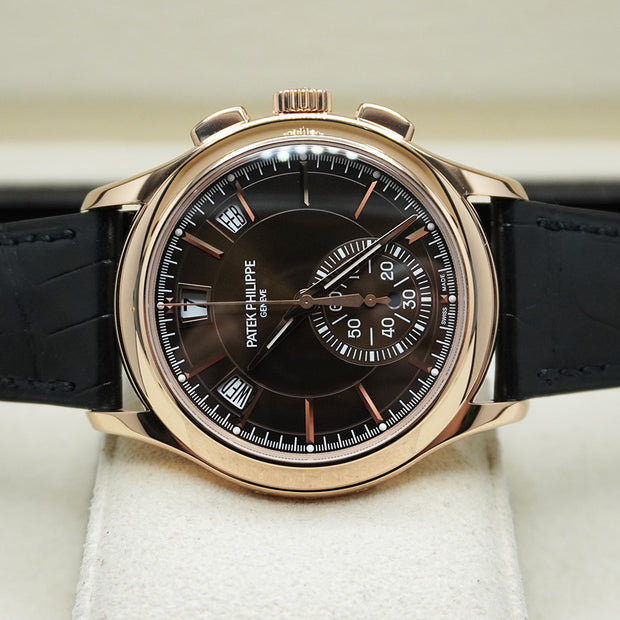 Patek Philippe Annual Calendar Chronograph Complication 42mm 5905R Black Dial