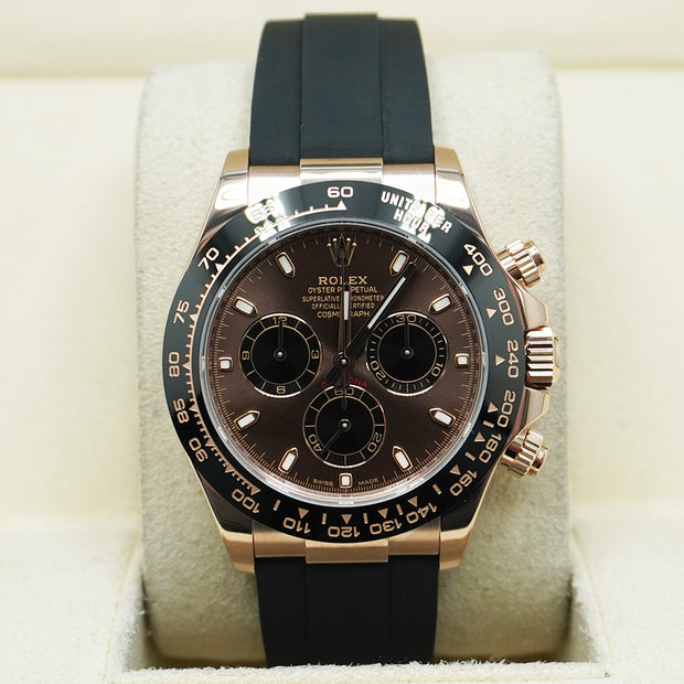 Rolex Daytona 40mm Oyster Flex 116515LN Chocolate Dial