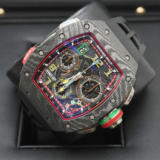 Richard Mille RM65-01 Automatic Winding Split Chronograph Open-Work Dial