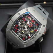 Richard Mille Chronograph RM11-FM Sandblast Titanium Openworked Dial Pre-Owned