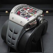 Richard Mille Chronograph RM11-FM Sandblast Titanium Openworked Dial Pre-Owned