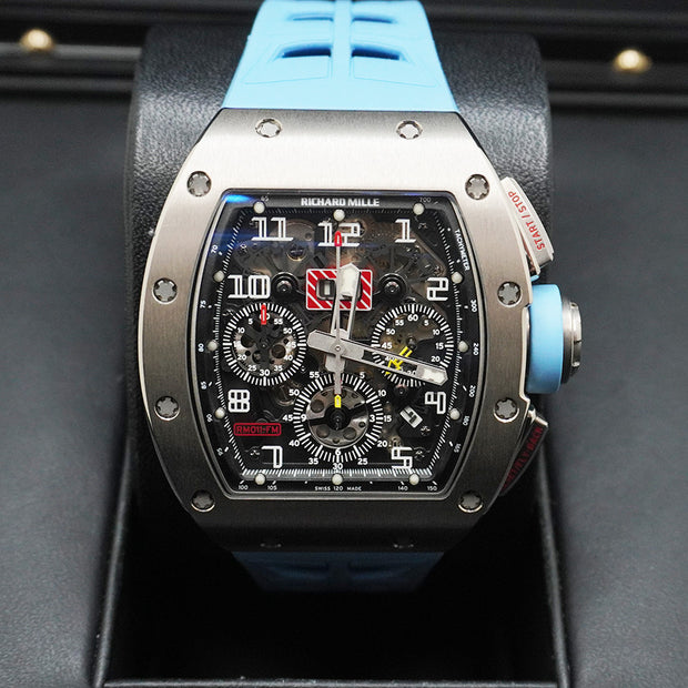 Richard Mille Chronograph RM11-FM Felipe Massa White Gold 50mm Openworked Dial Pre-Owned