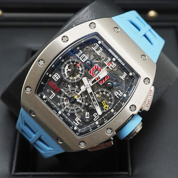 Richard Mille Chronograph RM11-FM Felipe Massa White Gold 50mm Openworked Dial Pre-Owned